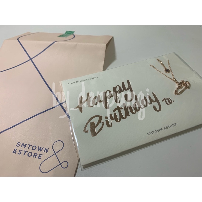 NCT Jaehyun Birthday Necklace Rosegold