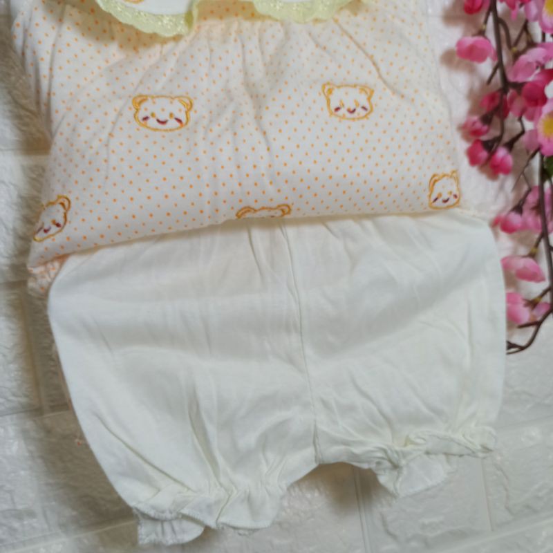 Ss#1005 Pakaian Anak Perempuan size 0-10bulan / Dress Anak Cewek / Setelan Anak / Baju Bayi Lucu