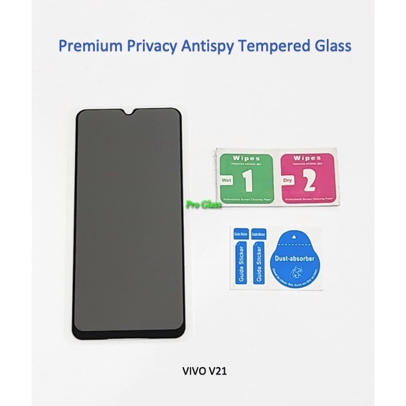 VIVO V21 Privacy Anti Spy / Antispy Premium Tempered Glass