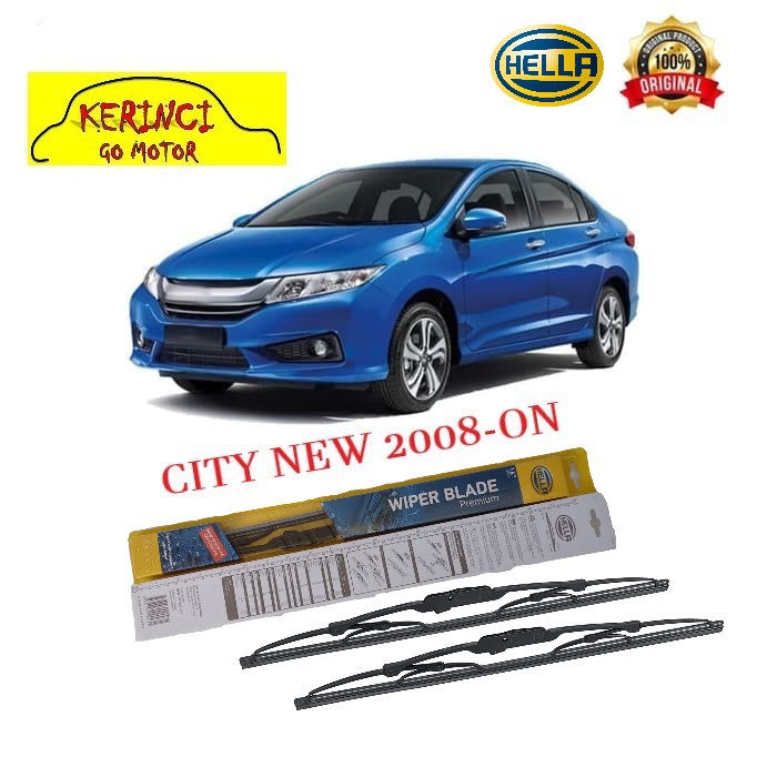 WIPER HONDA CITY NEW 2008-ON HELLA PREMIUM 26&quot; &amp; 14&quot; SEPASANG