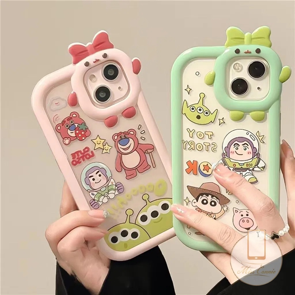 Soft Case TPU Motif Kartun Toy Story 3D Untuk IPhone XR 11 14 13 12 Pro MAX 6 6S 7 8 Plus X XS MAX SE 2020