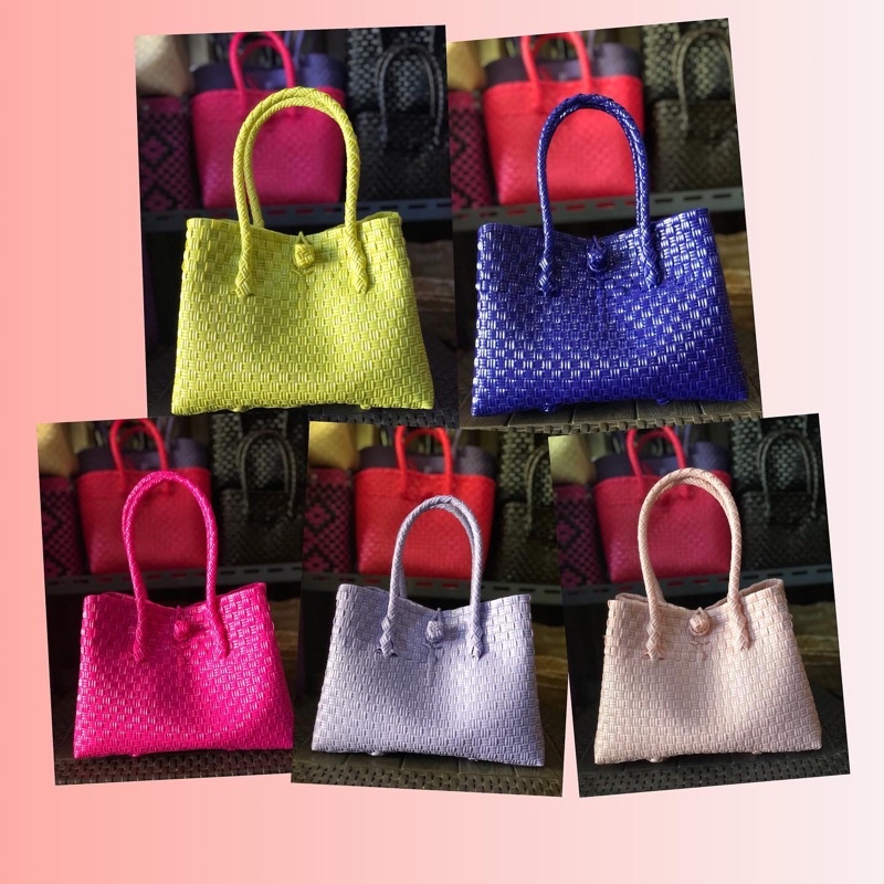 Tas Anyaman Plastik/Tas Jali Jali Premium size M
