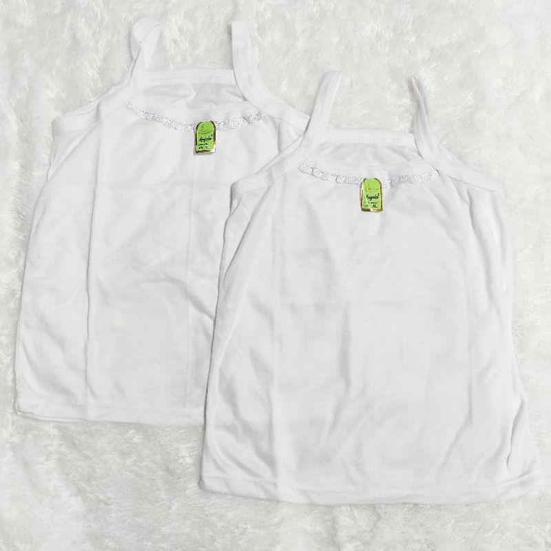 Kaos kotang Angela putih Renda