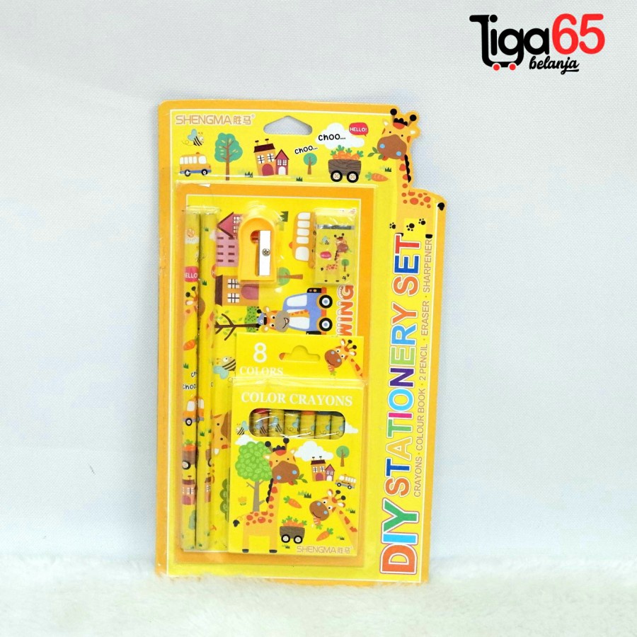 365 STATIONERY SET #40124 Buku &amp; Alat Tulis Anak / Karakter Fancy Gambar Lucu