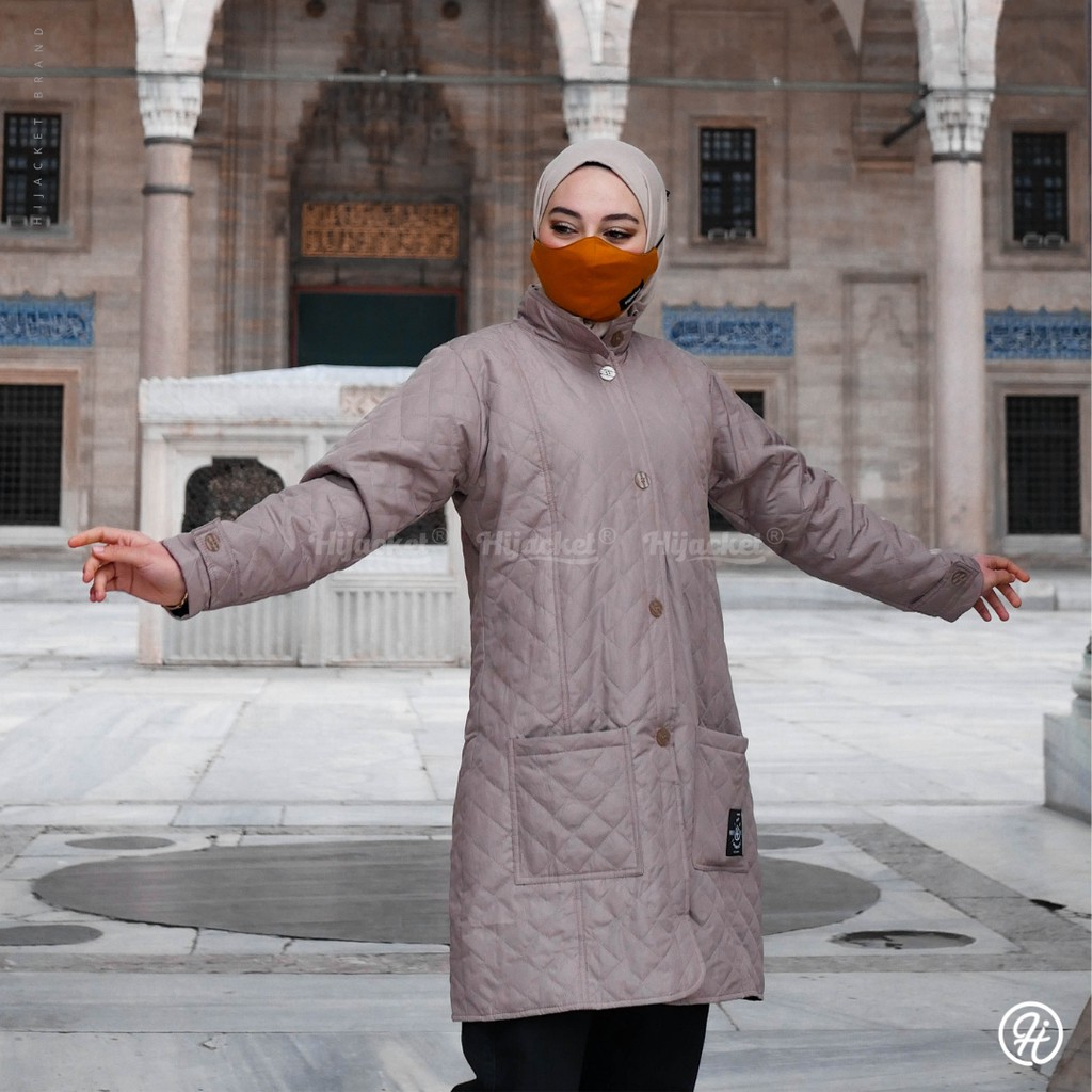 NO.1 jaket muslimah HIJACKET BELVA || GLAMOROUS LOOK JAKET Parasut / jaket hijaber hijaket belva-6