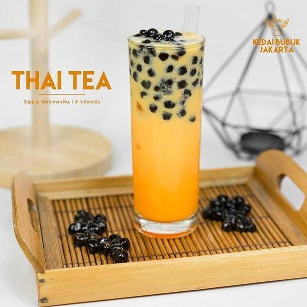 

Terk1ni Bubuk Minuman Bubble Powder Drink rasa Thai Tea ORIGINAL Javaland 1 kgMac4m2,,