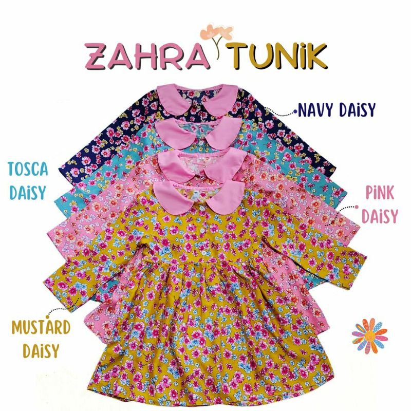 Zahra Tunik Anak || Tunik Anak Rayon || Littlemim