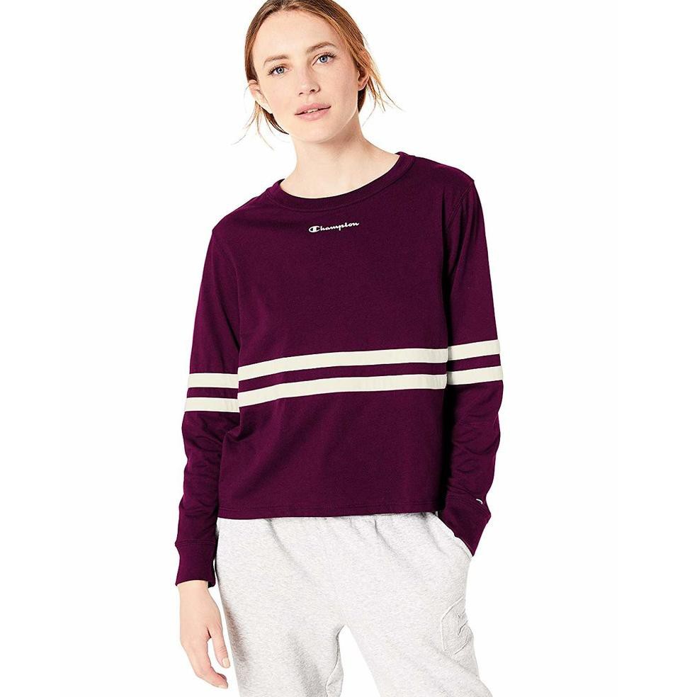 champion women's long sleeve tee