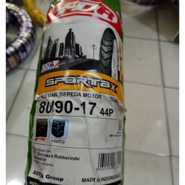 Ban FDR 80/90-17 Spartax Bukan Tubeless
