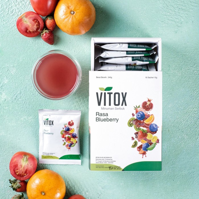 

MINUM-SIAP-DRINK-TO-READY- VITOX BY VITOX INDONESIA 1BOX 16SACHETS -READY-TO-DRINK-SIAP-MINUM.