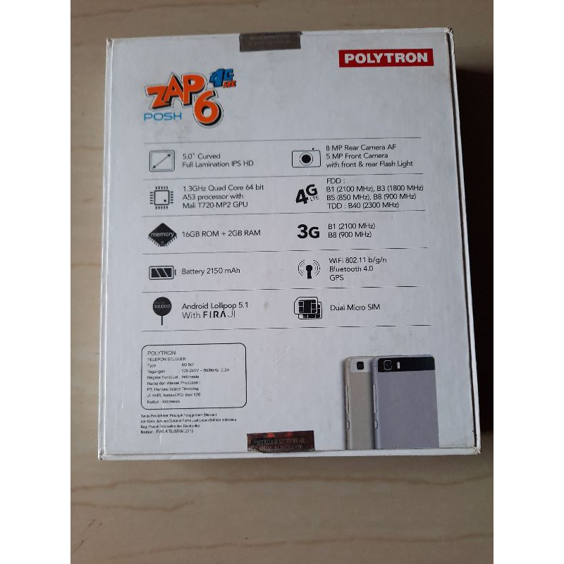 Android Polytron ZAP6 Posh 4G501