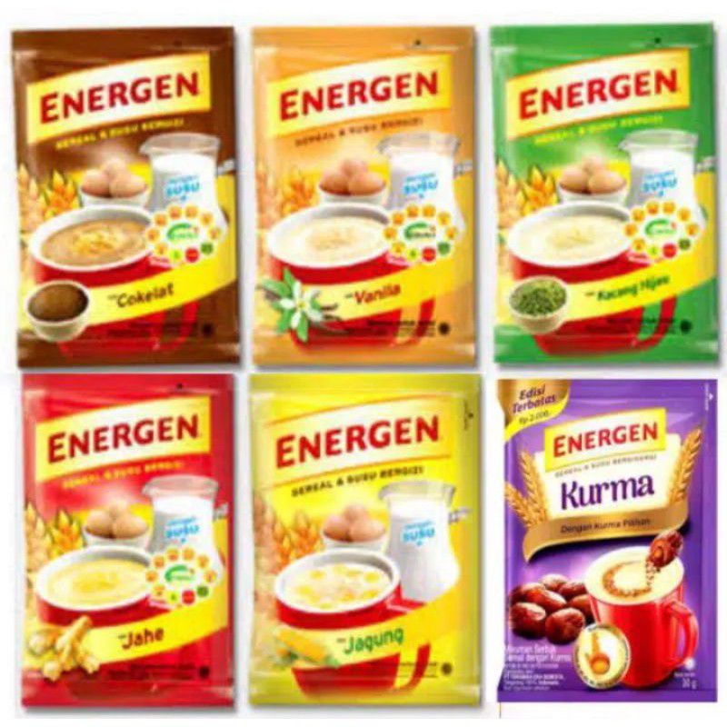 

Energen Sereal Minum Makan Bergizi Sarapan Pagi Sehat Eceran Renceng Murah All Varian Stock Baru Update