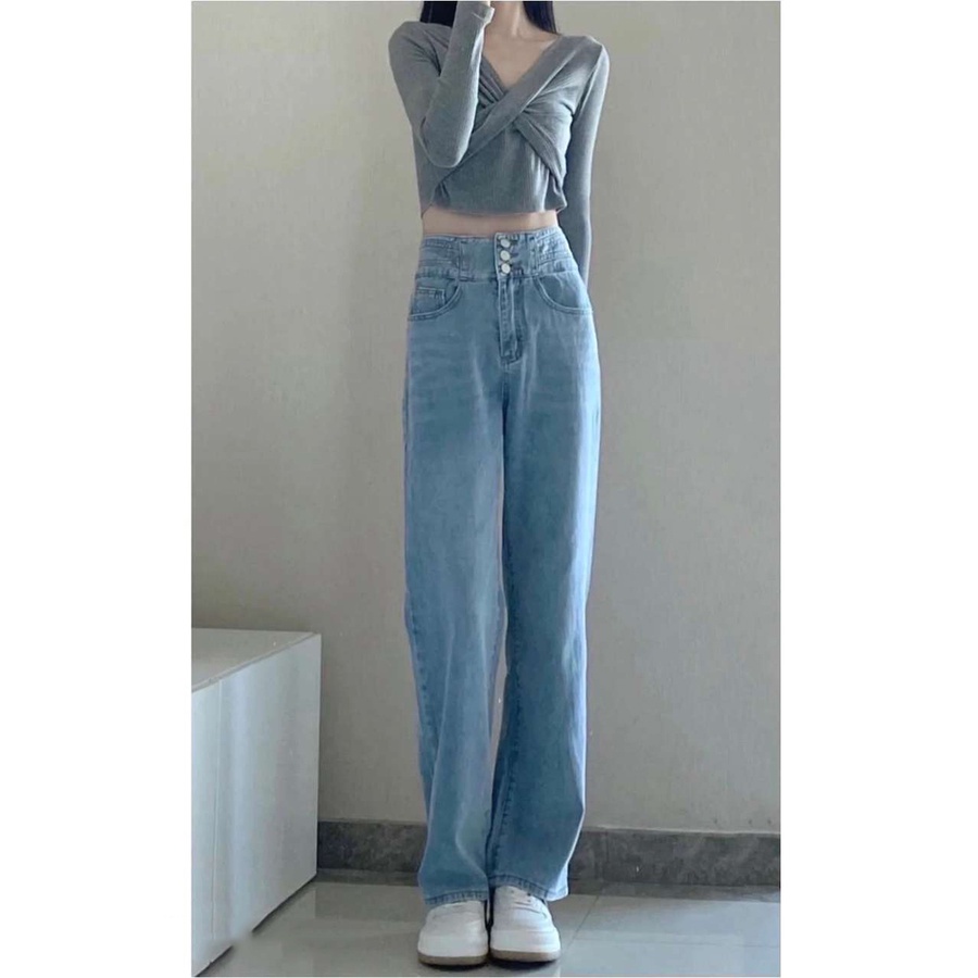 Celana Jins Korean Premium Sobek Clana Jeans Kulot Import Ripped Jeans Clna Jens Cewek Clana Jeens P