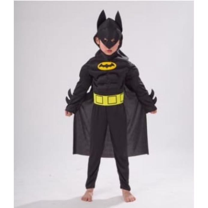 Kostum Batman Anak / Costume Karakter Anak / Cost Play Superhero