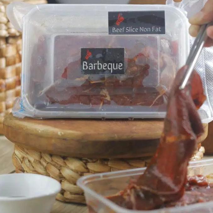 

Beef Slice Non Fat Marinate Barbeque 500 Gram Cutdifastore
