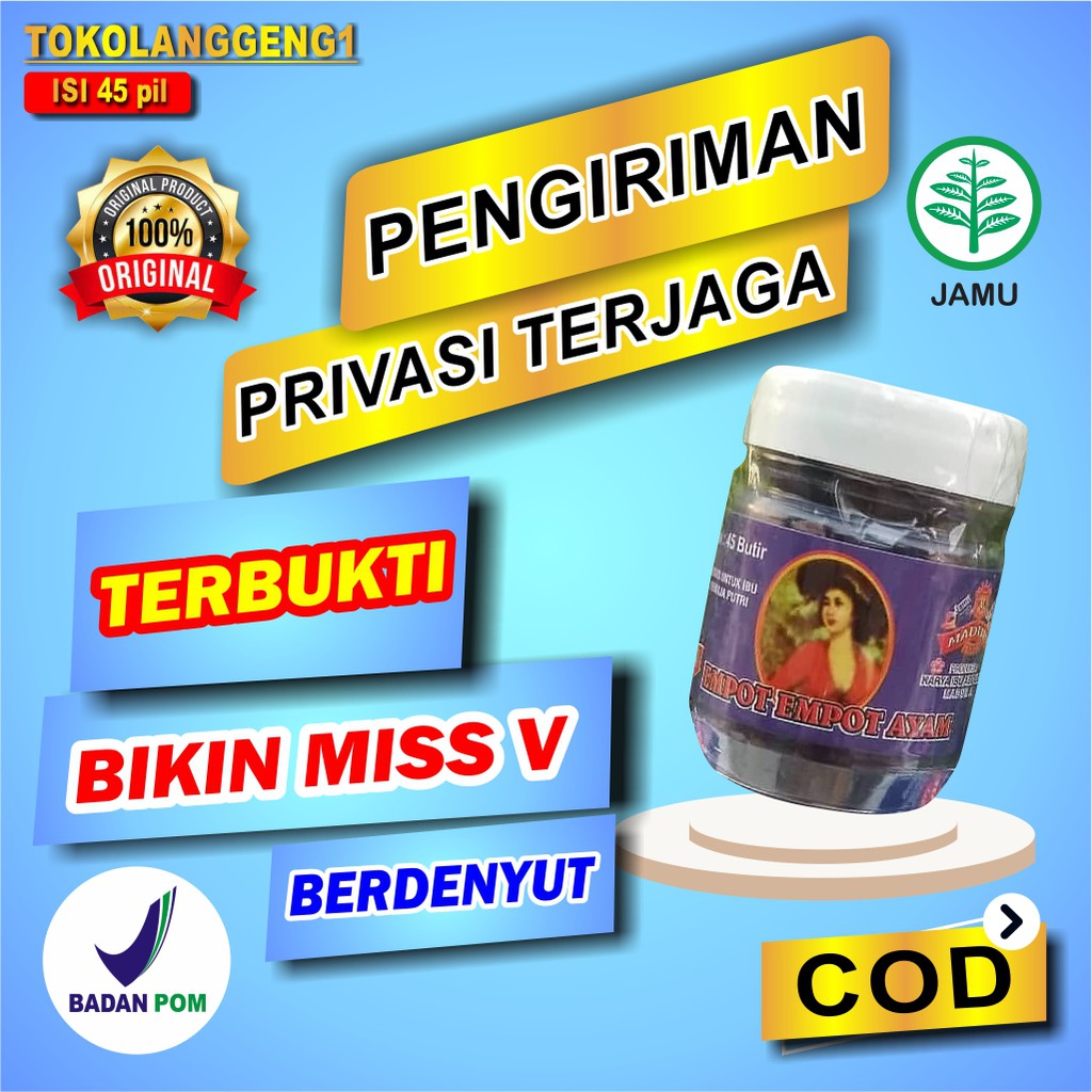 EMPOT AYAM SUPER PERAPAT KEWANITAAN VAGINA MISS V SARI RAPET PERAWATAN KEWANITAAN ORIGINAL BPOM