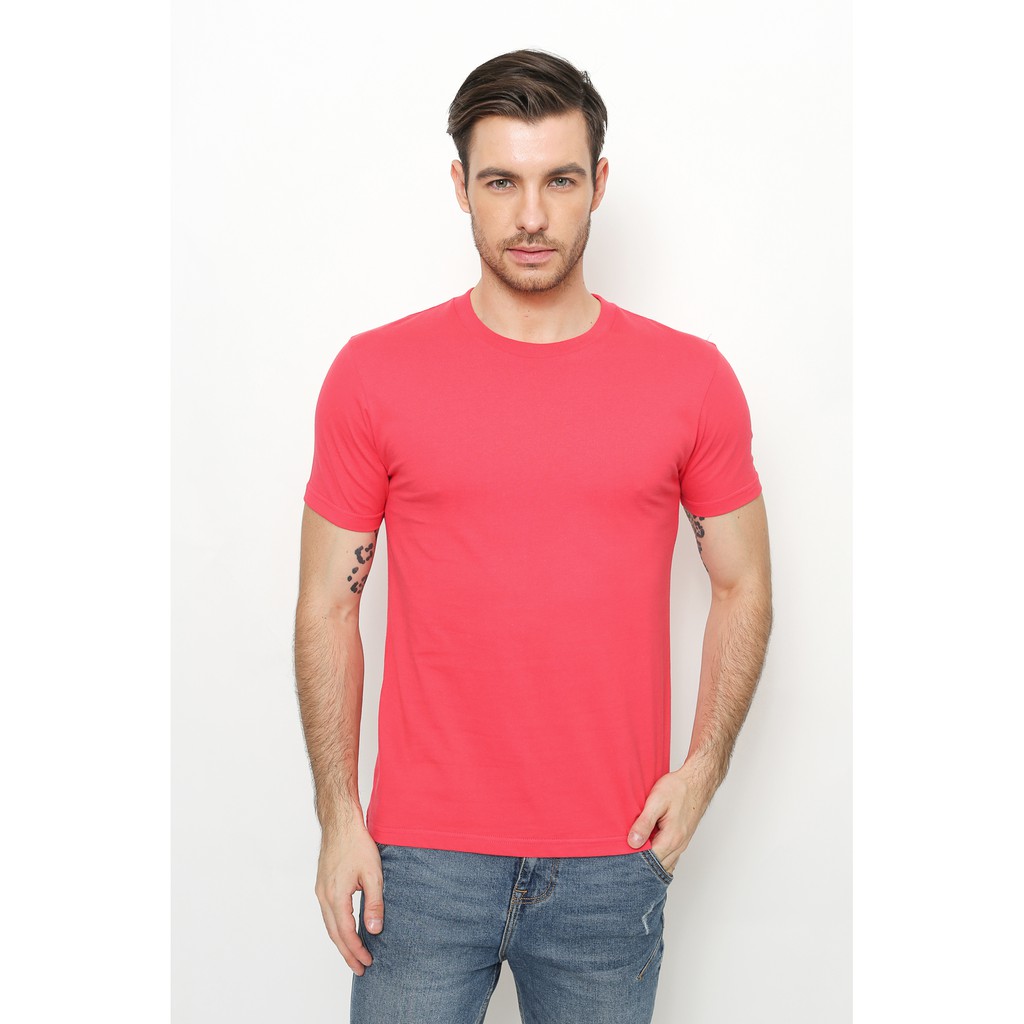 GTEE-MEN-KAOSPOLOS-KERAH-ROUND.NECK-PINK
