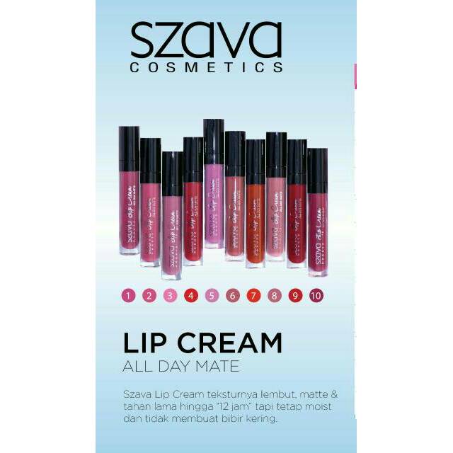 LIP CREAM SZAVA COSMETICS / LIPSTIK JAWA TIMUR