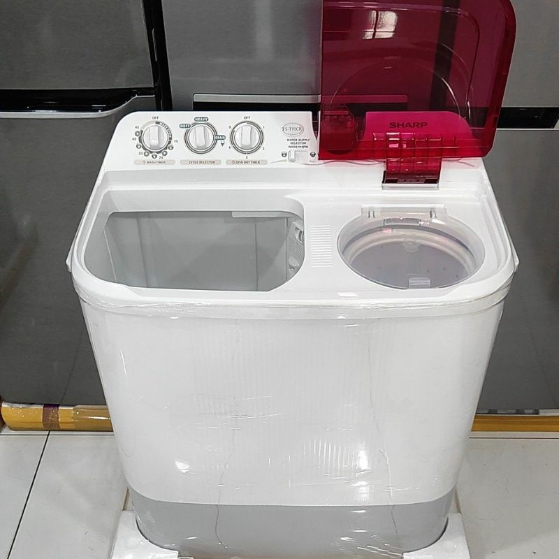 Mesin Cuci 2 Tabung Sharp Es-T95cr Aquamagic Bogor/Depok