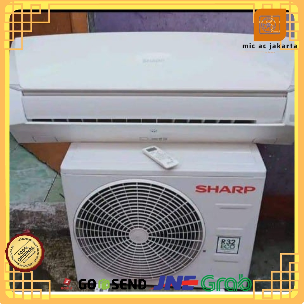AC Sharp 1/2PK - 1PK R 32 Second Bekas + Pasang Bergaransi Original