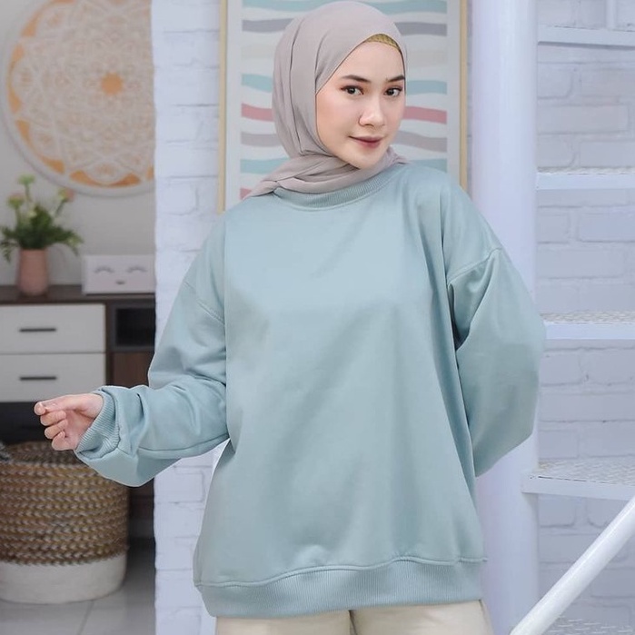 Basic Oversize - Sweater Oversize Wanita