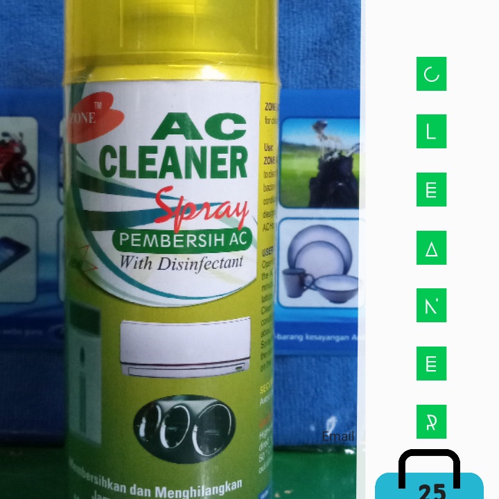 zone ac cleaner spray pembersih ac mobil with disinfectant anti kuman