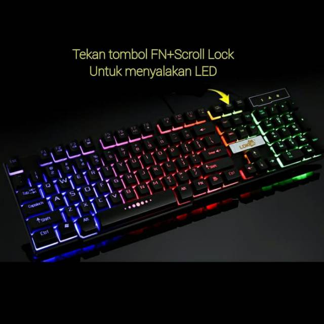 Keyboard Gaming RGB LED - LDKAI R260