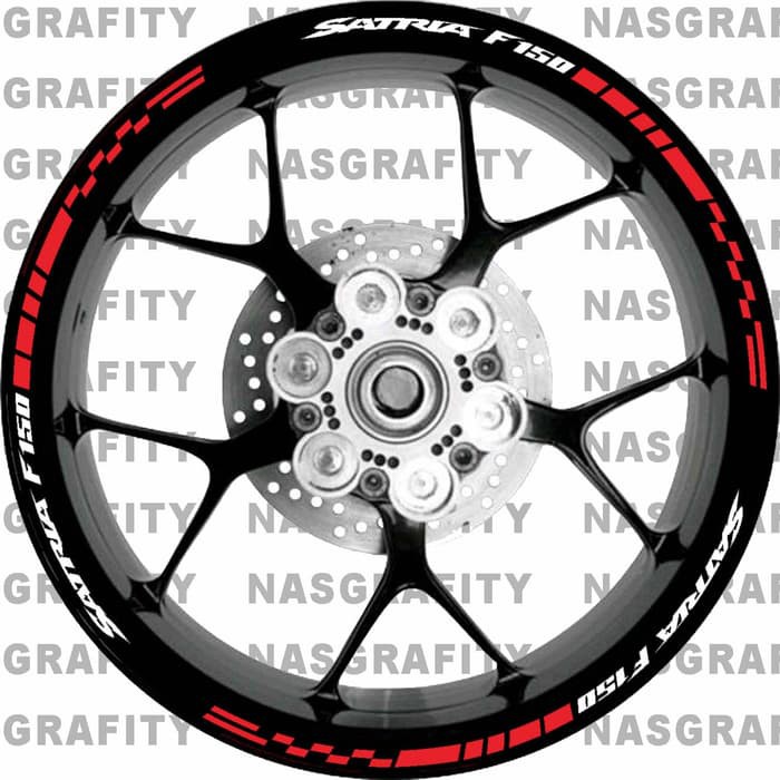 sticker velg racing satria fu 150