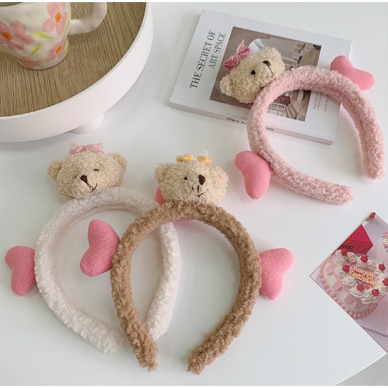 BANDO RAMBUT WANITA KOREA HEADBAND BANDANA BUNNY ANAK PEREMPUAN FASHION IMPORT AK48