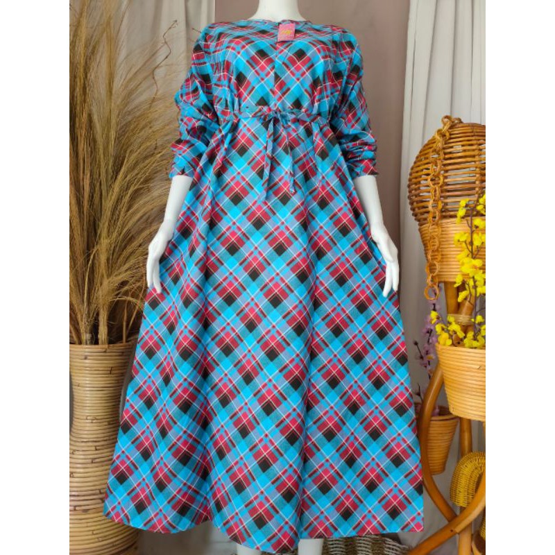 Gamis rempel katun soft
