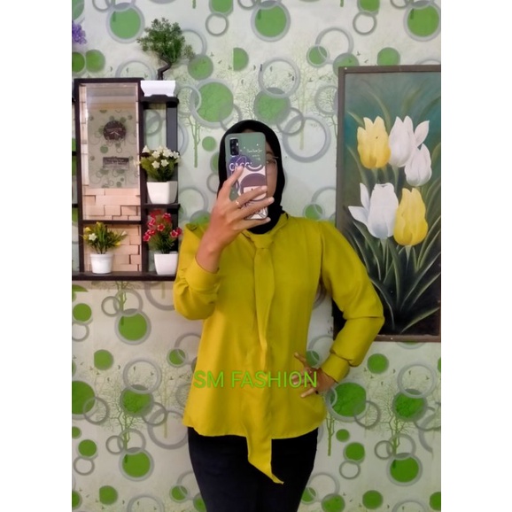 KEMEJA WANITA TANGAN PANJANG ATASAN YOSI FASHION TERBARU BLOUSE TERMURAH KEKINIAN KEMEJA TERLARIS