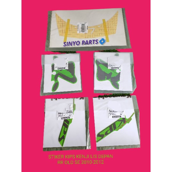 Sticker batok atas fairing atas Ninja RR OLD SE 2010-2012 ORIGINAL KAWASAKI