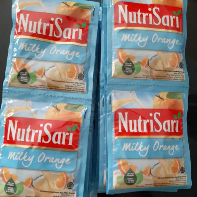 

Nutrisari Milky Orange Minuman Serbuk Rasa Milky Orange Renceng - 10pcs x 11gr