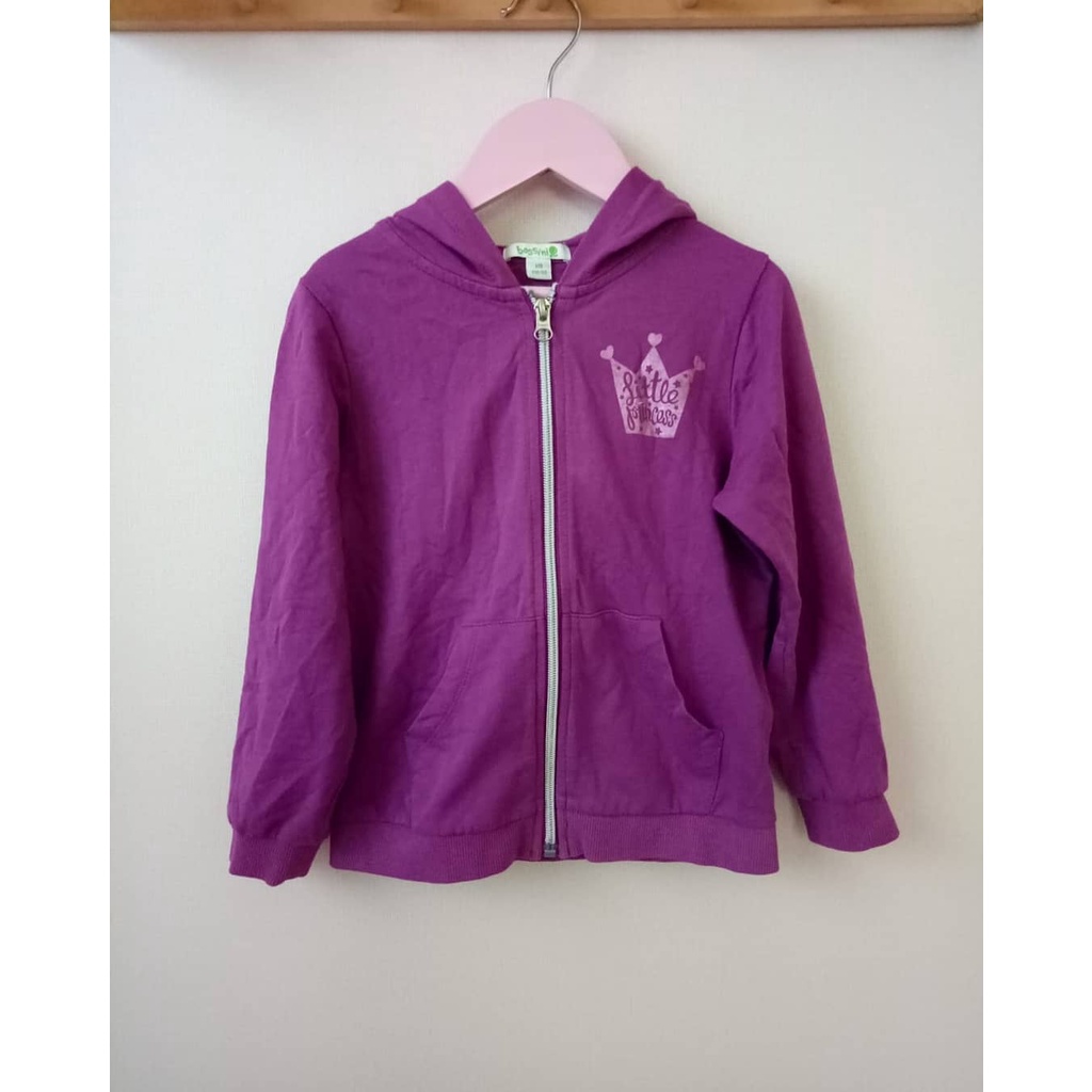 Jaket Hoodie Purle Anak brand Bossini