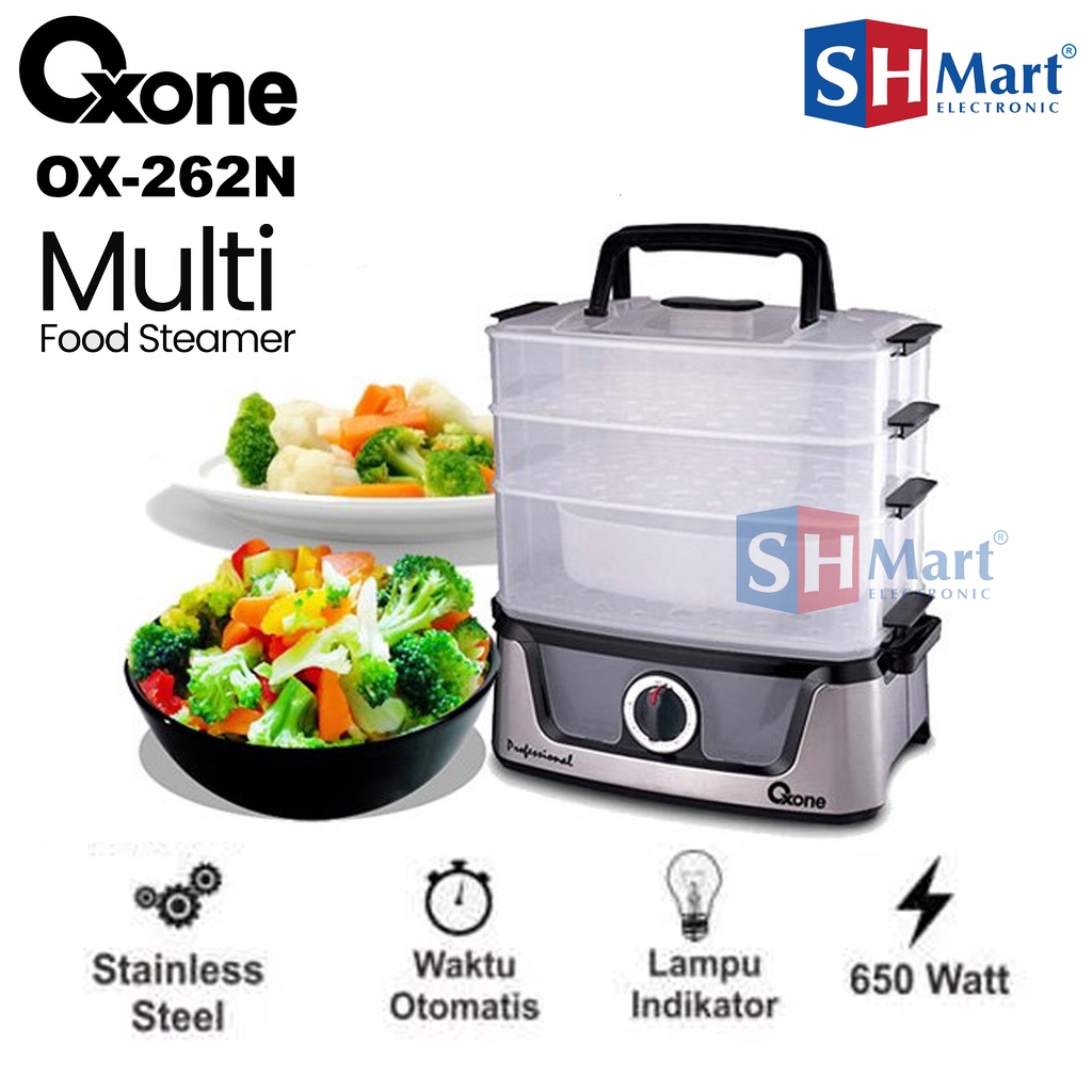 OXONE OX-262 OX262  FOOD STEAMER PENGUKUS MAKANAN (MEDAN)