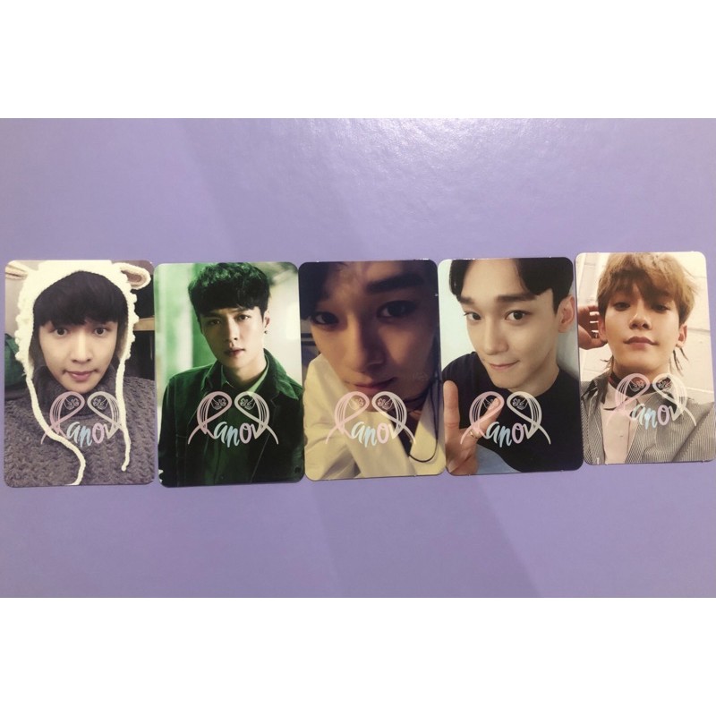 [READY] EXO OFFICIALS PHOTOCARD CHEN LAY DMUMT LMR JAPAN LOTTO EX’ACT SING FOR YOU KOREAN