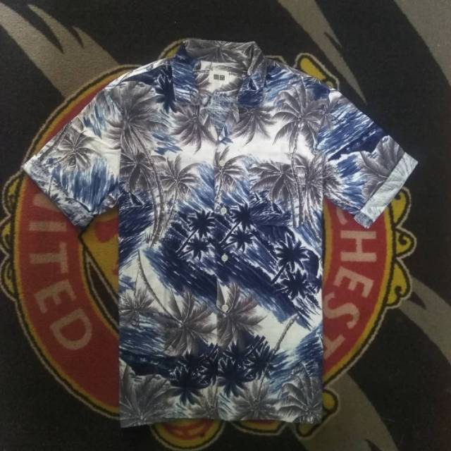 Uniqlo Hawaian tshirt Second Original