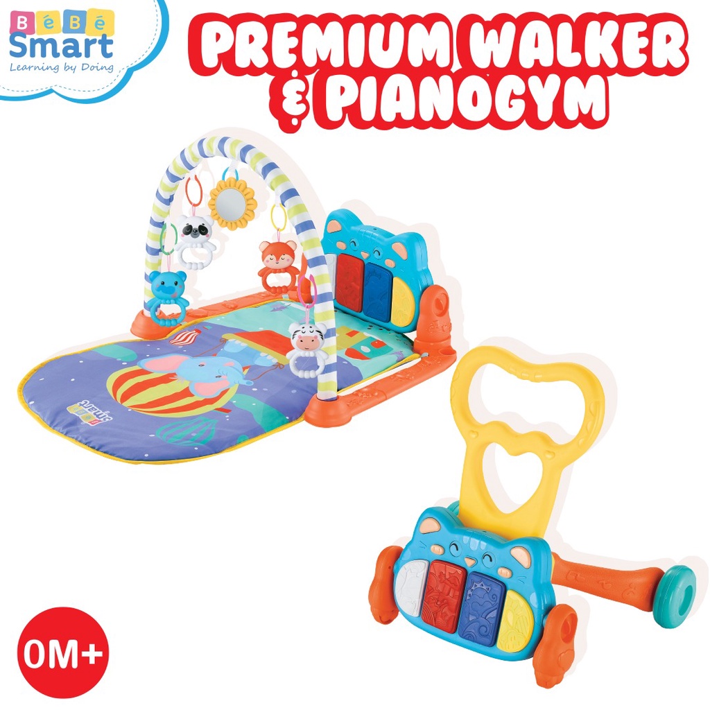 SPD59 BEBE SMART PREMIUM WALKER &amp; PIANOGYM PLAYMAT&amp;ALAT BANTU JALAN