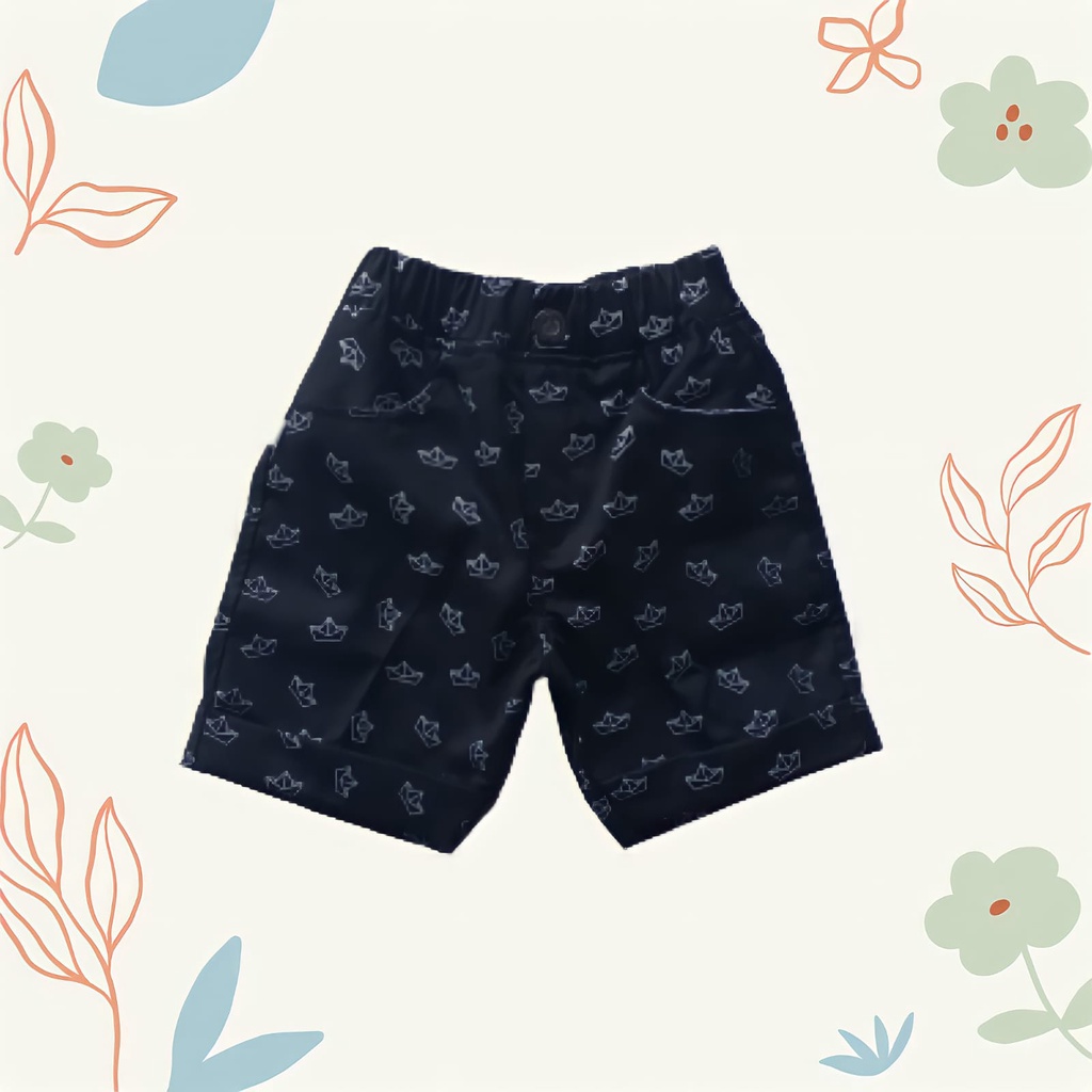 HappyOliver PASSWORD PAPER BOAT CELANA PENDEK Anak BerKualitas