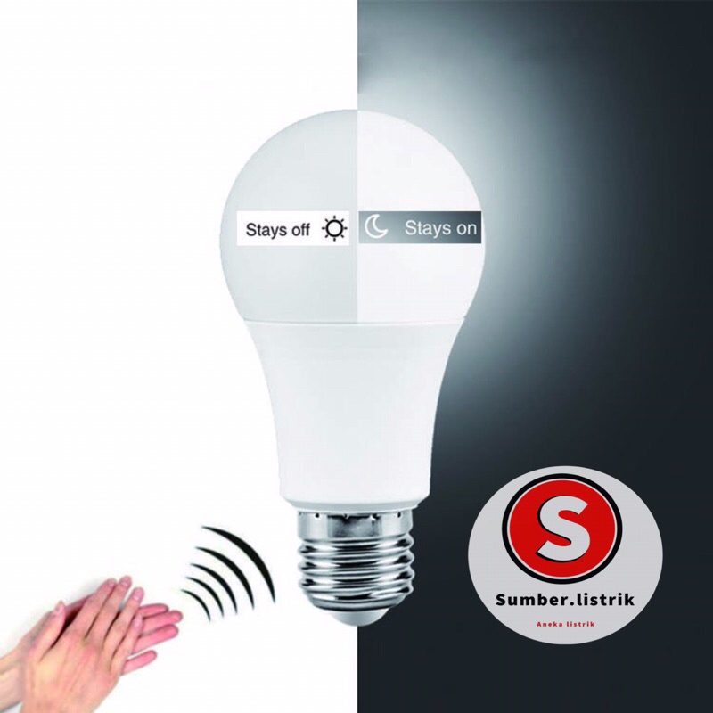 Lampu LED Sensor Suara 12 Watt E27 Sound Sensor Led Light Bulb