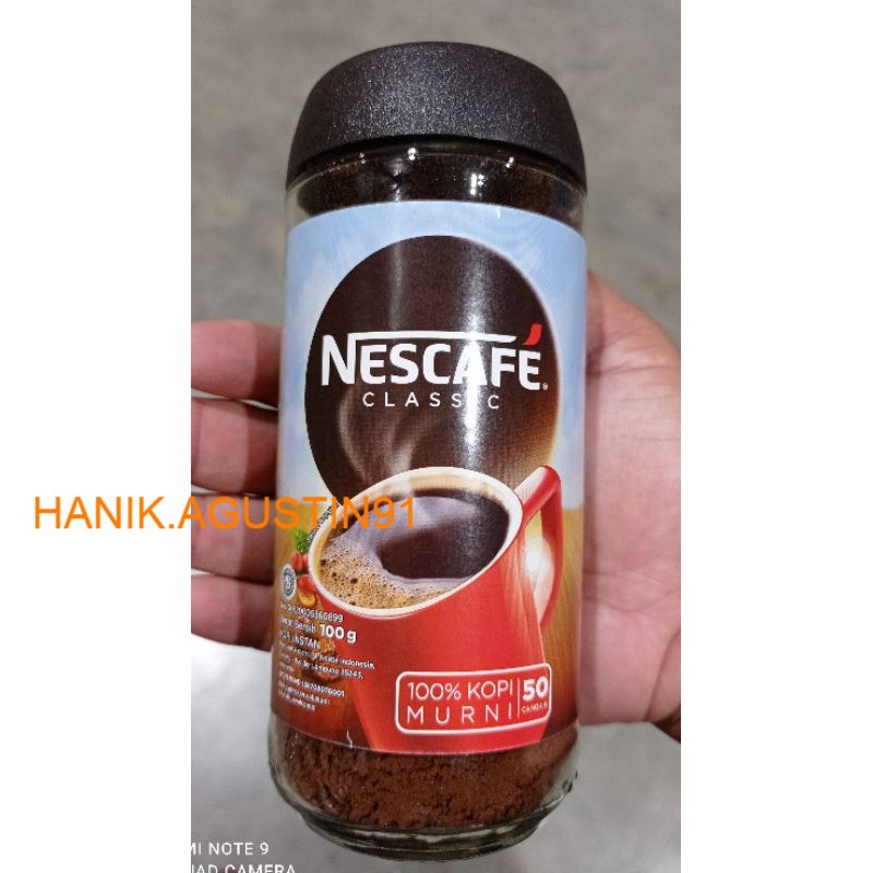 Jual Nescafe Classic Kopi Instant Kopi Hitam 100gr Jar Shopee Indonesia 1046