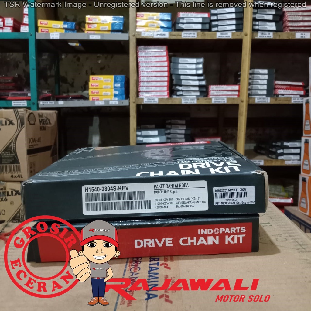 GEAR SET SUPRA / SUPRA X 100CC INDOPARTS