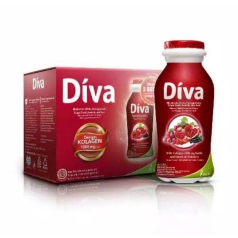 Diva COLLAGEN Beauty Drink 6X80 ML KALBE MINUMAN KECANTIKAN KOLAGEN