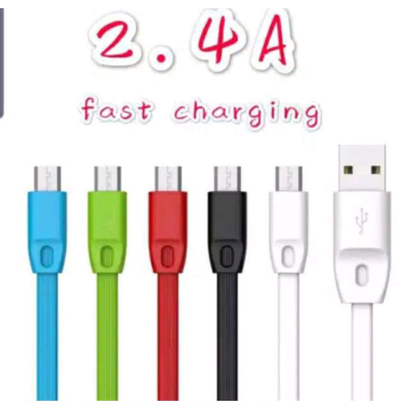 CABLE KABEL DATA DAN CHARGER MICRO USB SUPPORT FAST CHARGING DAN VOOC