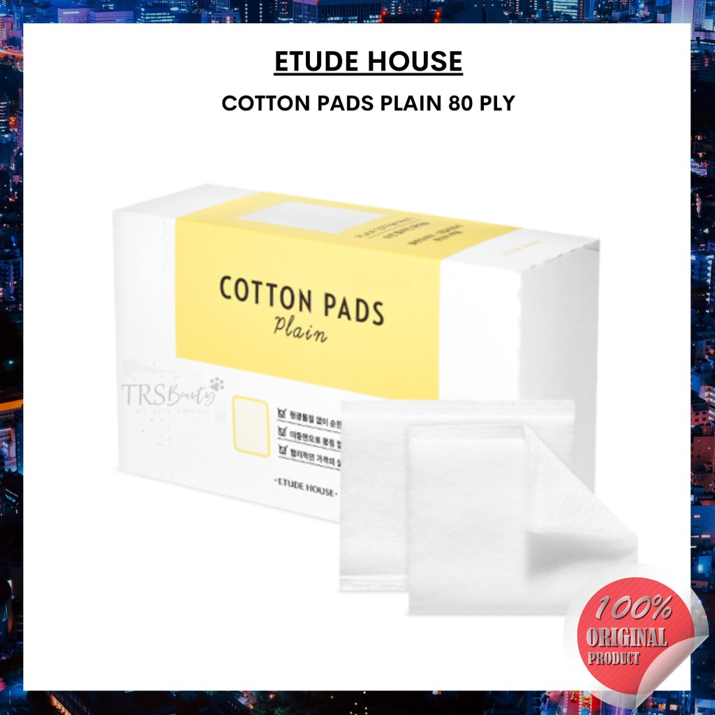 ETUDE HOUSE - Cotton Pads Plain 80 Ply
