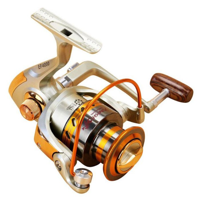 BAYAR DI TEMPAT COD REEL YUMOSHI REELSKING EF3000 EF SERIES SPOOL METAL 12BB