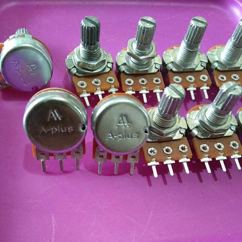 Potensio aplus Potentiometer B1k_10k_20k_50k_100k_500k_1m