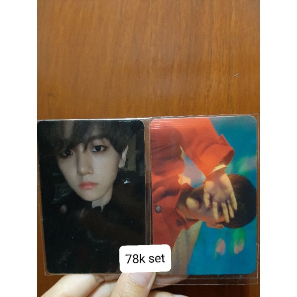 PHOTOCARD BAEKHYUN CITY LIGHT, PHOTOCARD BAEKHYUN BAMBI