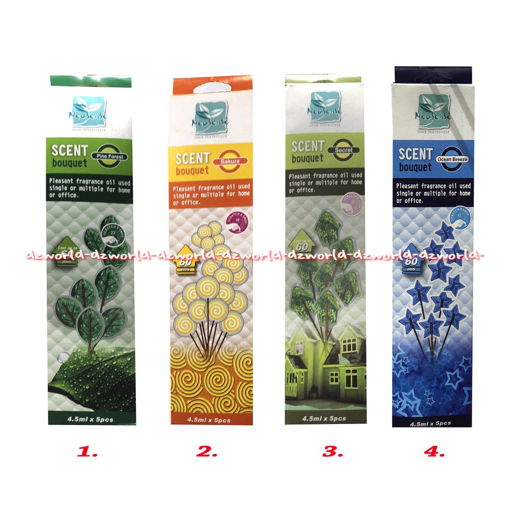 Neusense Scent Bouquet Secret 5 Pcs Pengharum Ruangan Stick