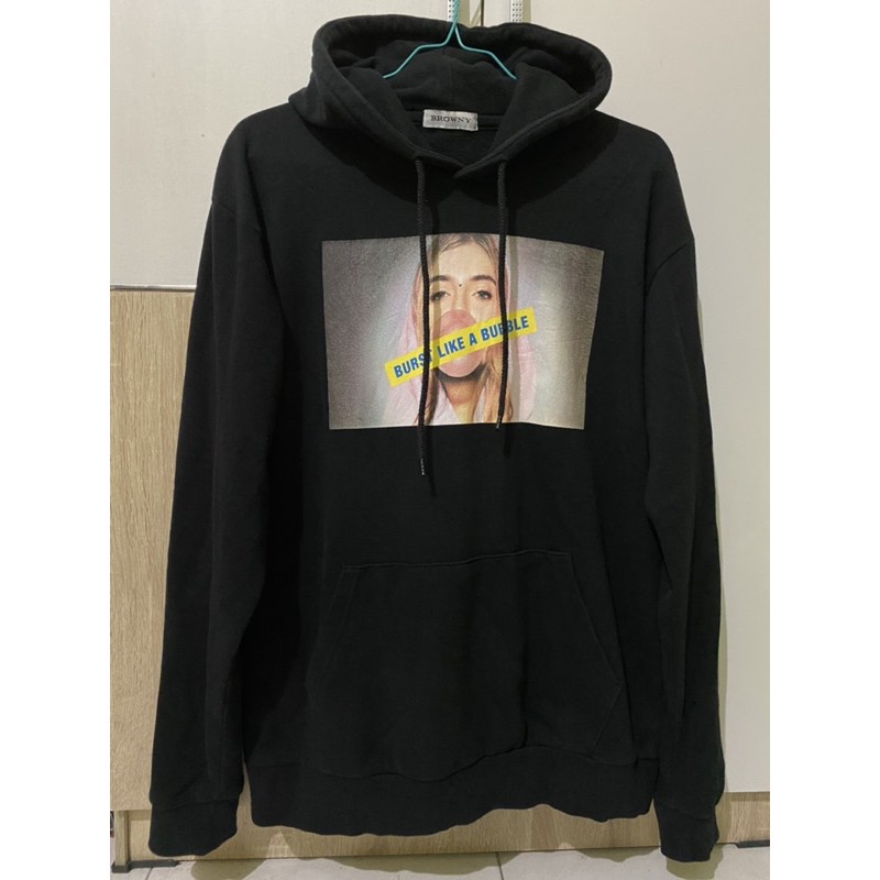 BROWNY HOODIE PRINTED